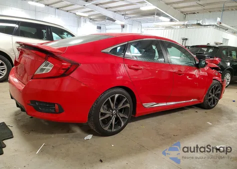 2020 Honda Civic Sport из США, поврежденный, VIN 2HGFC2F82LH535729